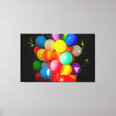 Kleurrijke Speelgoed ballonnen Canvas Afdruk (Voorkant)