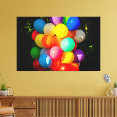 Kleurrijke Speelgoed ballonnen Canvas Afdruk (Insitu (Woonkamer))