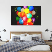 Kleurrijke Speelgoed ballonnen Canvas Afdruk (Insitu (Slaapkamer))