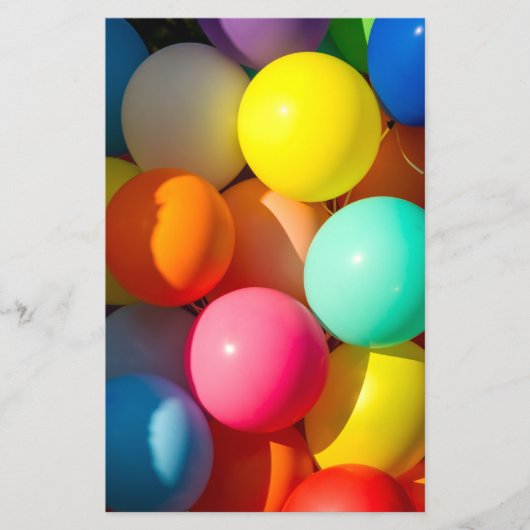 Kleurrijke Speelgoed ballonnen Flyer (Voorkant)