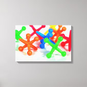 kleurrijke speelgoed canvas afdruk (Voorkant)