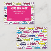 Kleurrijke Speelgoed Kinderen Speelgoed Visitekaartje (Voorkant / Achterkant)