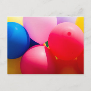 Kleurrijke Speelgoedballonnen Briefkaart
