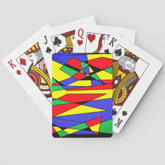 Kleurrijke Speelkaarten (Achterkant)