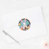Kleurrijke Speelse Pasen Konijn Chocolade Stickers (Envelop)