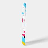 Kleurrijke, speelse vormen en stippen achtergrond Case-Mate iPhone case (Achterkant / Rechts)