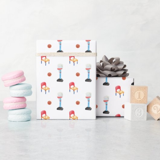 Kleurrijke Speeltuin Cadeaupapier (Baby Shower)