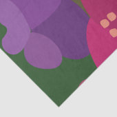 Kleurrijke Spiderwort Bloemen Bloemstuk Tissuepapier (Detail)