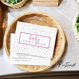 Kleurrijke Spikkels Baby Spikkel Baby Shower Uitnodiging Briefkaart