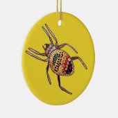 Kleurrijke spin arachnide kunst keramisch ornament (Rechts)