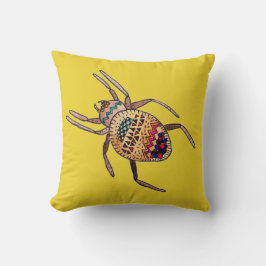 Kleurrijke spinarachtigen kussen