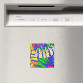 Kleurrijke Spine Art Magnet (Insitu (Vaatwasser))