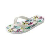 Kleurrijke spinners kinder teenslippers (Schuin)
