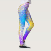 Kleurrijke spiraal Leggings (Rechts)