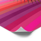 Kleurrijke spiraal poster (Hoek)