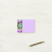 Kleurrijke spiraalronde vormen abstracte fractale post-it® notes (Op bureau)