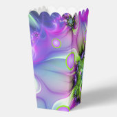 Kleurrijke spiraalvormige ronde vormen Abstracte f Bedankdoosjes (Achterkant)