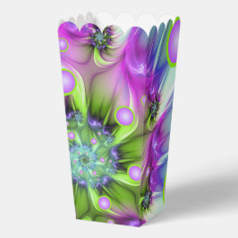 Kleurrijke spiraalvormige ronde vormen Abstracte f Bedankdoosjes