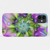 Kleurrijke spiraalvormige ronde vormen Abstracte f Case-Mate iPhone Case (Achterkant (horizontaal))