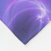 Kleurrijke spiraalvormige ronde vormen Abstracte f Fleece Deken (Hoek)