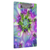 Kleurrijke spiraalvormige ronde vormen Abstracte f Klembord (Rechts)