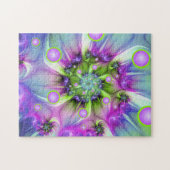 Kleurrijke spiraalvormige ronde vormen Abstracte f Legpuzzel (Horizontaal)