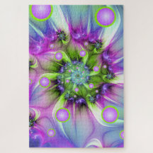 Kleurrijke spiraalvormige ronde vormen Abstracte f