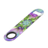 Kleurrijke spiraalvormige ronde vormen Abstracte f Speed Flessenopener (Achterkant Gekanteld)