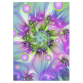 Kleurrijke spiraalvormige ronde vormen Abstracte f Tafelkleed (Voorkant)