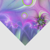 Kleurrijke spiraalvormige ronde vormen Abstracte f Tissuepapier (Detail)