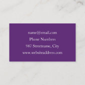 Kleurrijke spiraalvormige ronde vormen Abstracte f Visitekaartje (Achterkant)