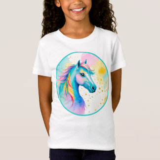 Kleurrijke Spirit Pony 10 Kinderen T-shirt