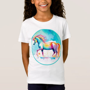 Kleurrijke Spirit Pony 12 Kind T-shirt