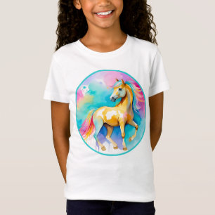 Kleurrijke Spirit Pony 13 Kinderen T-shirt