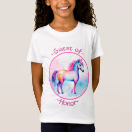 Kleurrijke Spirit Pony 24 eregast T-shirt