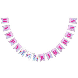 Kleurrijke Spirit Pony 2 Happy Birthday Bubbles Vlaggetjes