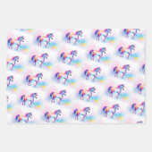 Kleurrijke Spirit Pony 2 inpakpapier vellen (Voorkant 3)