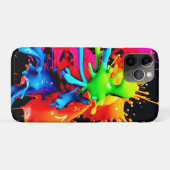 Kleurrijke Splash Abstract Case-Mate iPhone Case (Achterkant (horizontaal))