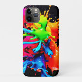 Kleurrijke Splash Abstract Case-Mate iPhone Case (Achterkant)