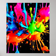 Kleurrijke Splash Abstract