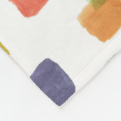 Kleurrijke splash: Abstracte naadloze achtergrond Fleece Deken (Hoek)