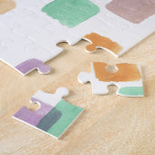 Kleurrijke splash: Abstracte naadloze achtergrond Legpuzzel (Zijkant)