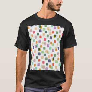 Kleurrijke splash: Abstracte naadloze achtergrond T-shirt