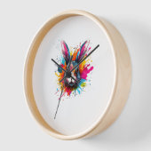 Kleurrijke Splash Art Schattige Continental Giant  (Hoek)