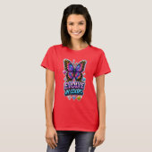 Kleurrijke Splash Dames T-Shirt (Voorkant volledig)