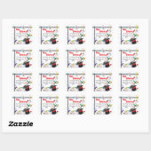 Kleurrijke Splash Fun met Magic Address Label (Vel)