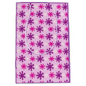 Kleurrijke Splat Retro 60s 70s Medium Cadeauzakje (Voorkant)