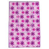 Kleurrijke Splat Retro 60s 70s Medium Cadeauzakje (Achterkant)