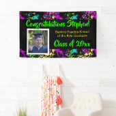 Kleurrijke Splatter Art Photo Afstuderen Banner Si (Insitu)