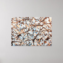 KLEURRIJKE SPLATTER LXXII - Action painting - Canvas Afdruk